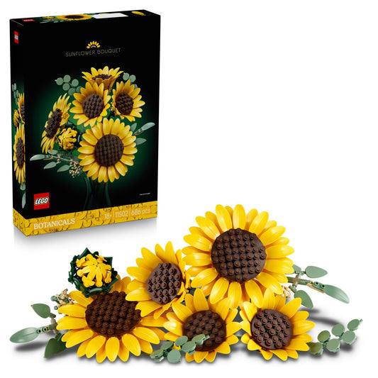 LEGO® Botanicals Sunflower Bouquet 11502 – 686 Pieces – Building Set for Adults