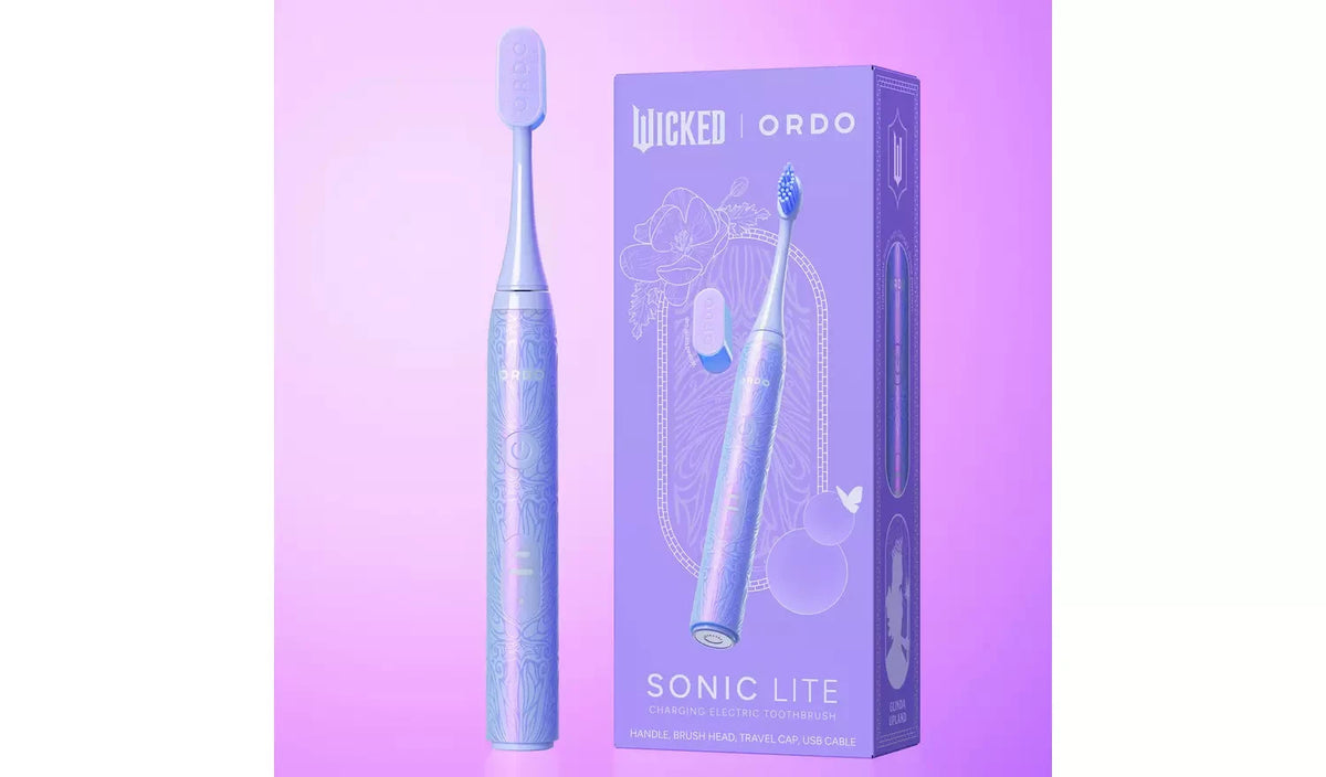 Ordo Sonic Lite Electric Toothbrush - Wicked - Elphaba (Age 8+) NEW