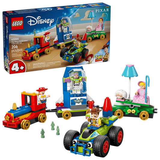 LEGO® Disney Pixar Toy Story Celebration Train & RC Car 43264 – 206 Pieces