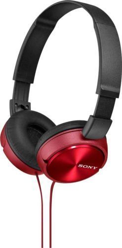 Sony MDR-ZX310 Foldable Headphones - Metallic Red Metallic Red Single