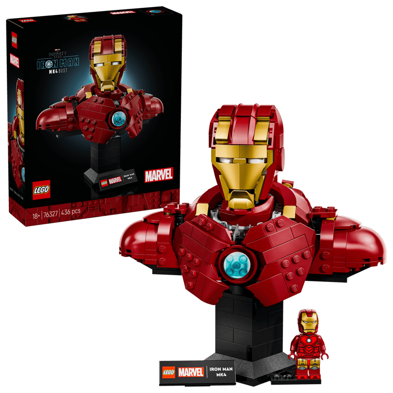 LEGO® Marvel Iron Man MK4 Bust 76327 – 436 Pieces