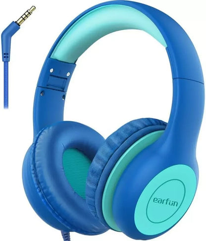 EarFun Foldable Headphones for kids, 85/94dB Volume Limiter,