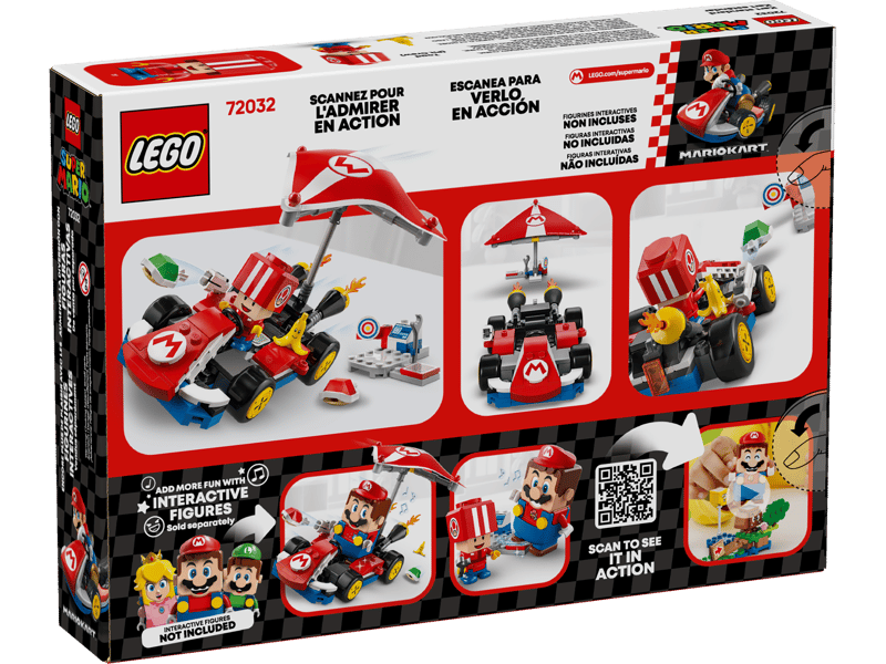 LEGO® Super Mario™ Mario Kart™ – Standard Kart 72032 – 174 Pieces