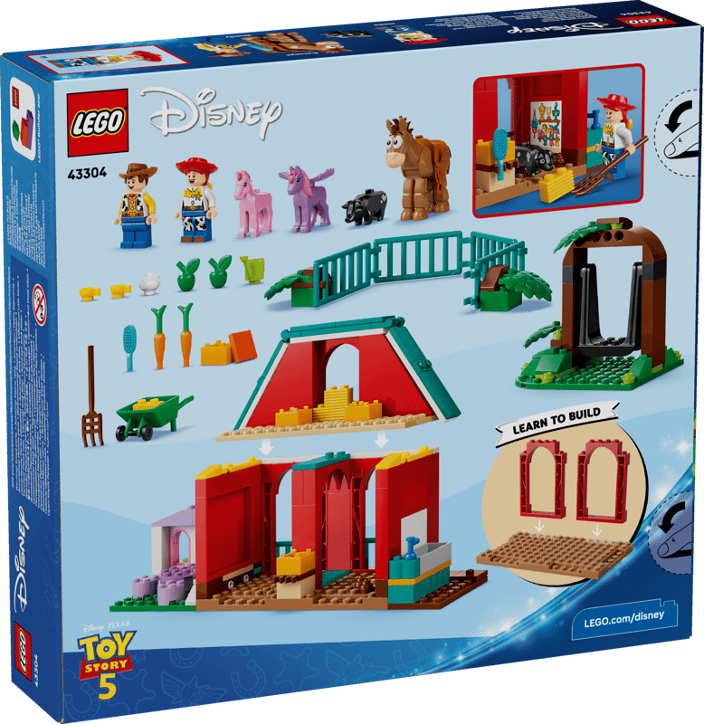LEGO® Disney Pixar Toy Story 5 – Blaze’s Horse Ranch 43304 – 209 Pieces