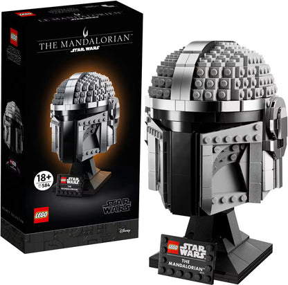 LEGO Star Wars The Mandalorian Helmet 75328 – 584 Pieces – 18+ – Brand New