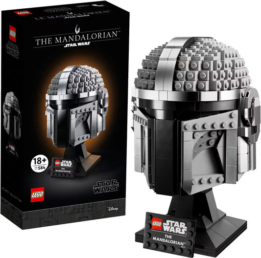 LEGO Star Wars The Mandalorian Helmet 75328 – 584 Pieces – 18+ – Brand New