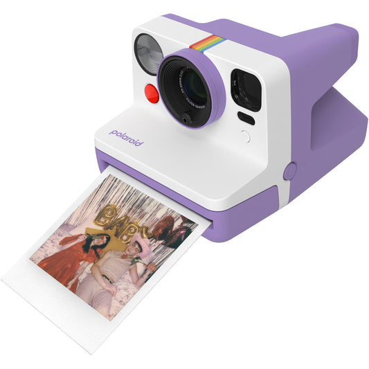 Polaroid Now Gen 3 Instant Camera Purple + Colour i-Type Film – 8 Photos